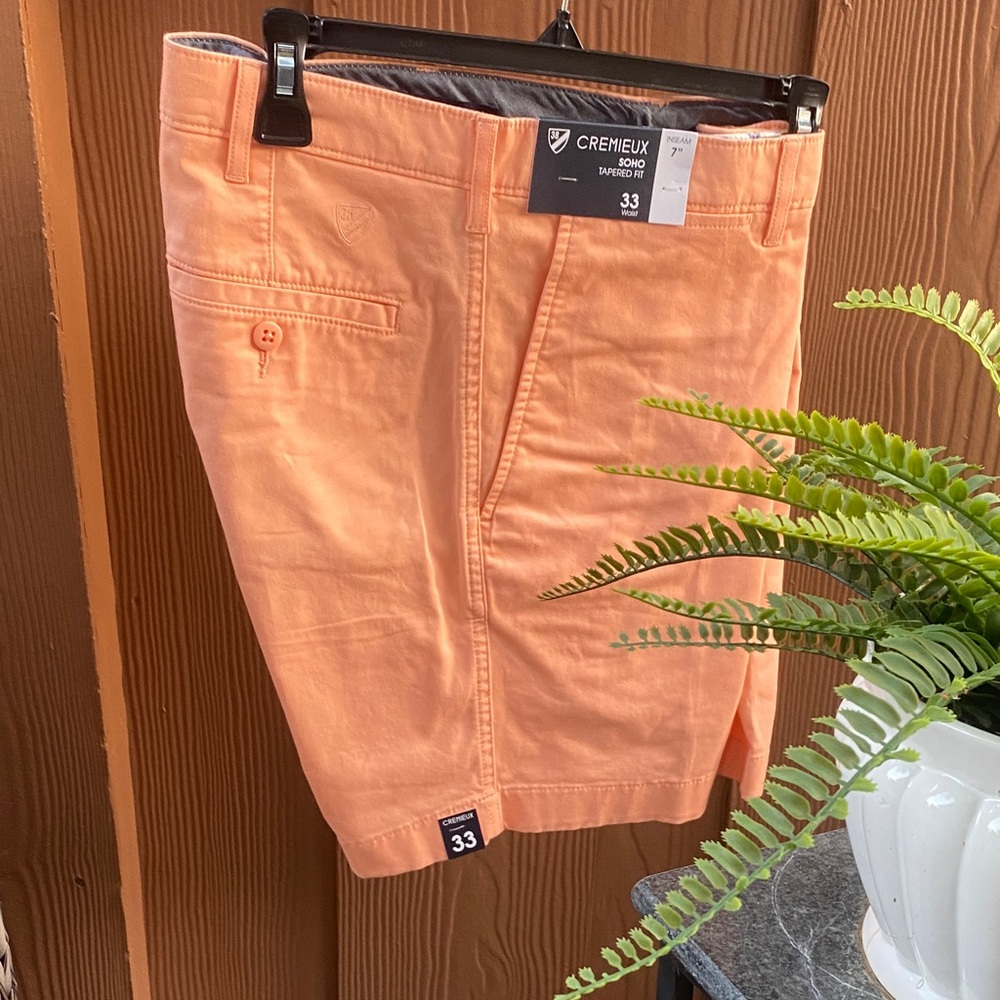 Daniel Cremieux Peach Cotton Chino Shorts
